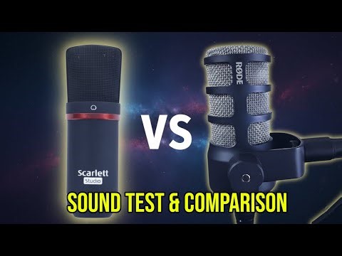 Rode PODMIC vs Scarlett Solo Studio | Which Mic Sounds Better?