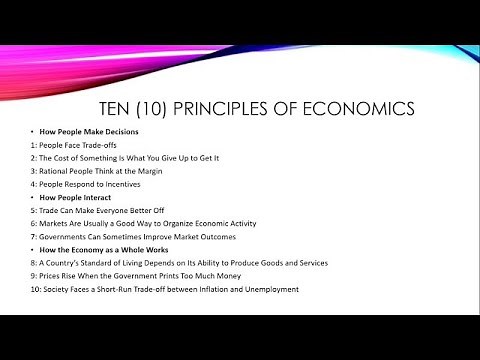 10 Principles of Economics