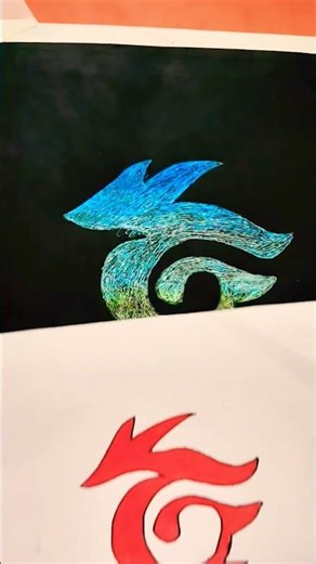 How to draw best logo of garena free fire #garenafreefire #logo #viral #drawing #trending #art