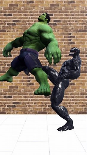 Poi-Poi-Poi-Poi-Poi-Poi-Po-Pi!! Spiderman vs Hulk vs Venom #spiderman #hulk #venom