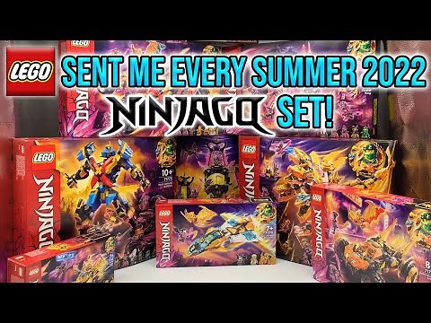 I got the Ninjago Summer 2022 sets EARLY from Lego!