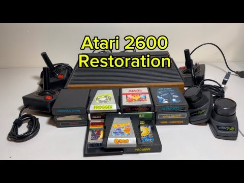 Restoring vintage Atari 2600 - Retro Console Restoration.