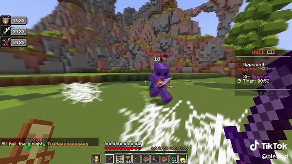 Minecraft Fishing Rod PvP Clip Dump