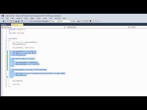 Lua Tutorial 26: Using Tables in C library