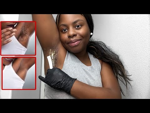 WAX WITH ME | STEP BY STEP AT HOME WAXING | How to: Underarm wax at home