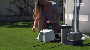 Intex Krystal Clear Sand Filter Pump & Saltwater System CG-26679EG, 110-120V with GFCI