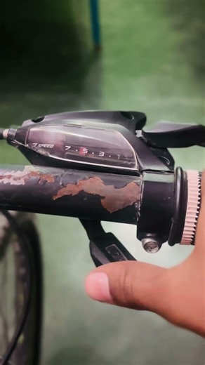 7 speed gear cycle #shimano