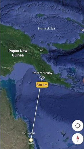 Distance between Australia 🇦🇺 and Papua New Guinea 🇵🇬 CLOSE YET SO FAR AWAY