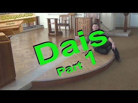 How to Make a Curved Platform - St.Johns Chancel Step part 1