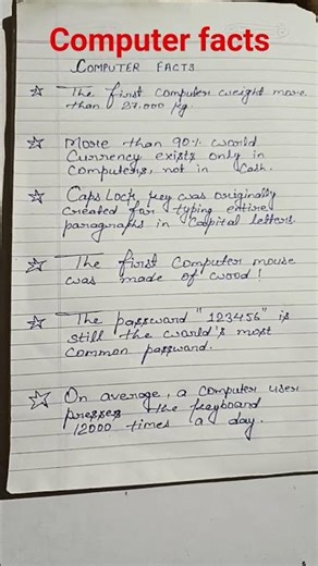 #basics #computer facts #students #easy