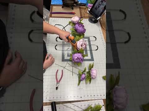 How to Make a Floral Cemetery Saddle or Gravestone Swag Tutorial with Kat from KatsCreationsNMore
