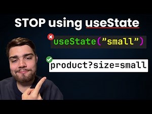 STOP using useState - URL Search Params