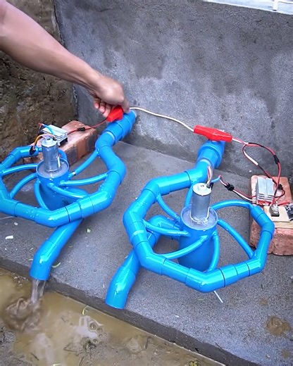 Mini Hydroelectric DAM With 2 Turbines And 7 Water Supply Valves | DIY & Crafts