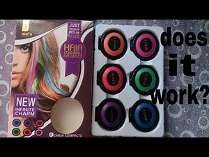 Hair chalks review. Temporary hair color. How to use hair chalks. Does it really work?