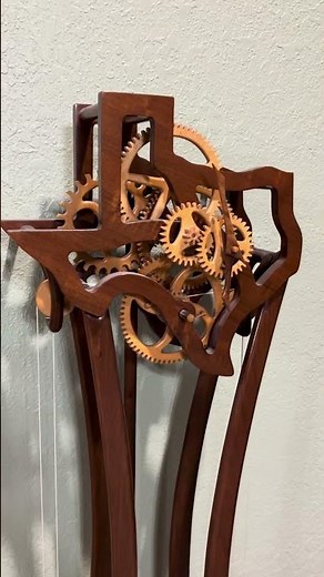 Wooden Clock - Lone Star Time