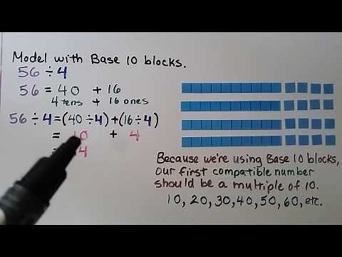 4th Grade Math 4.6, Division and the Distributive Property
