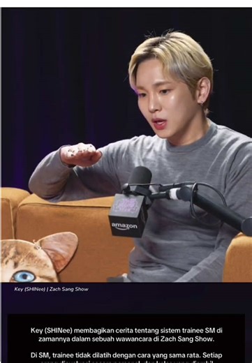 Menonton Versi Lengkap Key SHINee di Zach Sang Show