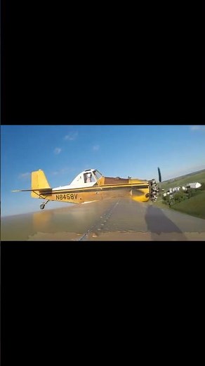 Vintage Radial Thrush Crop-duster in Action