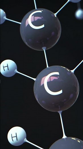 What is a Polymer? 3D science animation showing a long polymer chain