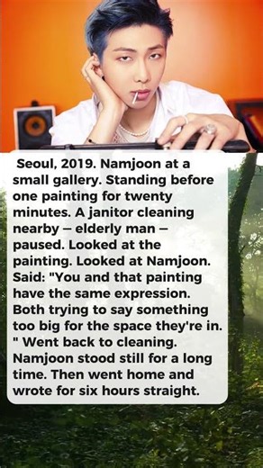 What a Stranger Did for RM That He Said Was the Most Honest Mirror He Ever Found