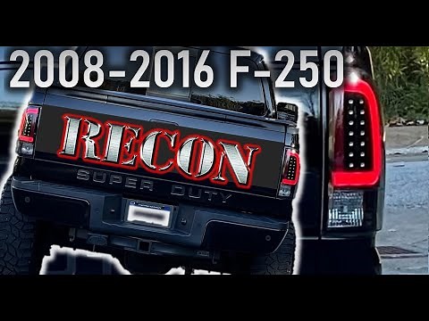 2016 F250 Recon OLED Taillights Install/Review + Upgraded LED Reverse Lights
