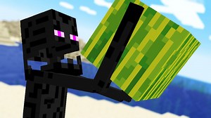 Minecraft mobs if they could eat blocks