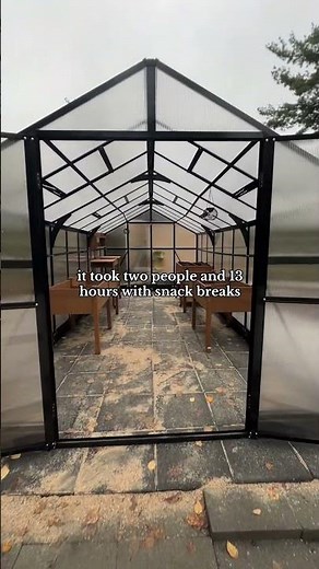 8x18 Amerlife polycarbonate greenhouse 🌿🍃🌱 #gardeningzone7 #polycarbonategreenhouse #greenhouse