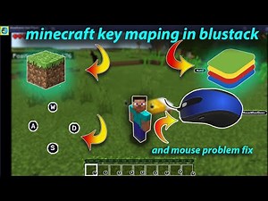 how to key maping minecraft in blustack\\\\How to configure keyboard mouse for Minecraft PE