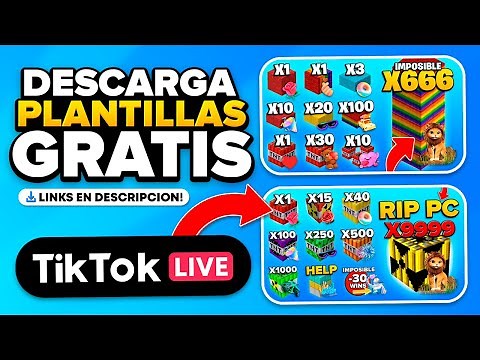 Cómo Descargar PLANTILLAS para Tus DIRECTOS de Tik Tok Live