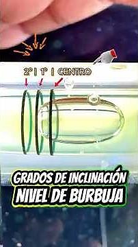 Bubble level for calculating exact slopes #construction #level #engineering #diy