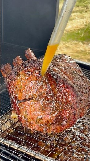 Smoked Prime Rib on my ‪@HastyBakeGrills‬