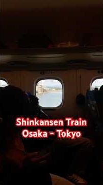 Shinkansen Train Osaka - Tokyo View 💖 #japan