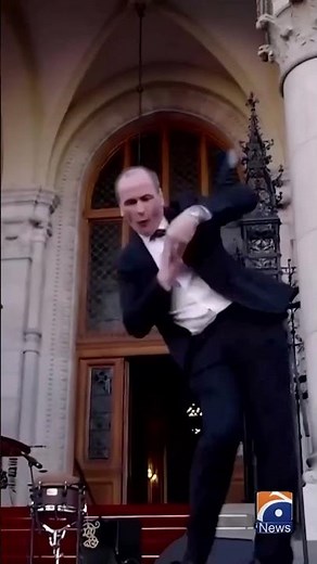 Hungary's Next Health Minister Dances Outside Parliament | Geo News English