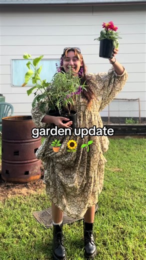 Garden Update in a Gorgeous New Dress