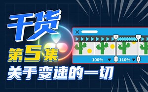 【干货】一小时上手达芬奇剪辑！第五集 关于变速的一切