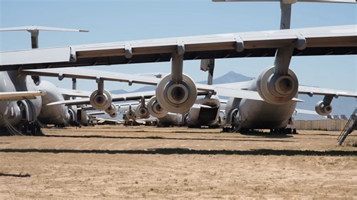 How 3,000 military aircraft ended up hidden in the desert