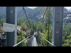 FURI SUSPENSION BRIDGE & GORNER GORGE, Zermatt, Swiss Alps