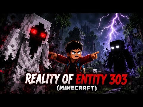 Null vs Entity 303... INSANE Fight 💀#minecraft