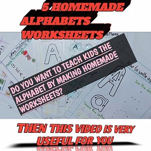 5 Homemade Alphabets Activities for your kids. #alphabet #letters #englishlanguage #englishteacher #englishlearning #englishteaching #post #page #videos #viralvideo | Kids Learning Center | Facebook