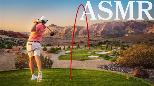 Chasing daylight: ASMR golf at a stunning course