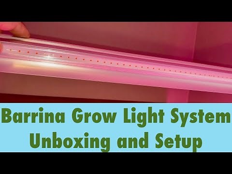 Barrina Grow Light System Unboxing and Setup