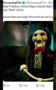 I wanna play a new game!!!! New Saw movie Announced!!! #entertainmentnews #horrormovies #horror