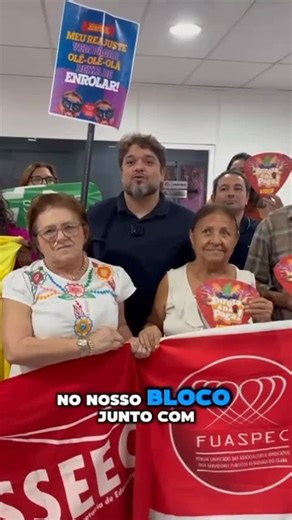 Fuaspec on Instagram: "Mais uma plenária de alinhamento do pré-carnaval de Fortaleza reunirá os blocos Reajusta Aí, dos servidores municipais de Fortaleza, e Enrola e Não Paga, dos servidores estaduais do Ceará. Ambos seguem sem qualquer sinalização dos governos quanto à reposição salarial. Neste sábado (31), a partir das 15 horas, na Avenida Historiador Raimundo Girão, nº 960, esquina com a Rua Carlos Vasconcelos. Participe! #fuaspec #servicopublico #database #campanhasalarial2026"