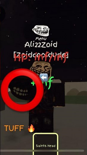 Using Siant’s Head because I’m tuff #roblox #trollge