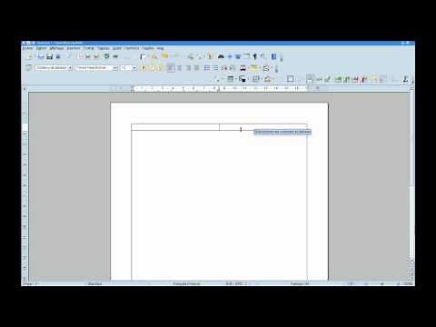 Tutoriel bureautique: réaliser une lettre avec OpenOffice / LibreOffice - partie 1
