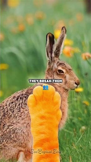 The Mid-Sprint Twist That Saves Every Jackrabbit #animals #shorts
