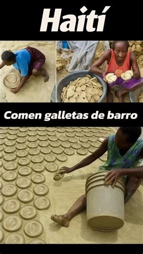 Comen galletas de barro 🍪👀🥺#wow#paratodos#galletas#barro#haiti#crisishumanitaria#indignacion