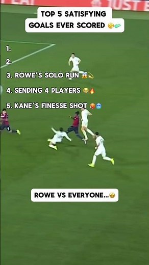 Top 5 Satisfying Goals Ever Scored 😮‍💨🧼 #fyp #viral #shorts #football #goals