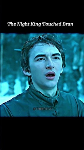 ❄️ The Night King Touched Bran... Everything Changed Forever! 👁️💀 | Game of Thrones #Shorts