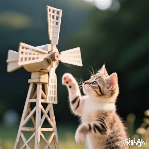 The Windmill Stopped… But the Little Cat Still Hoped